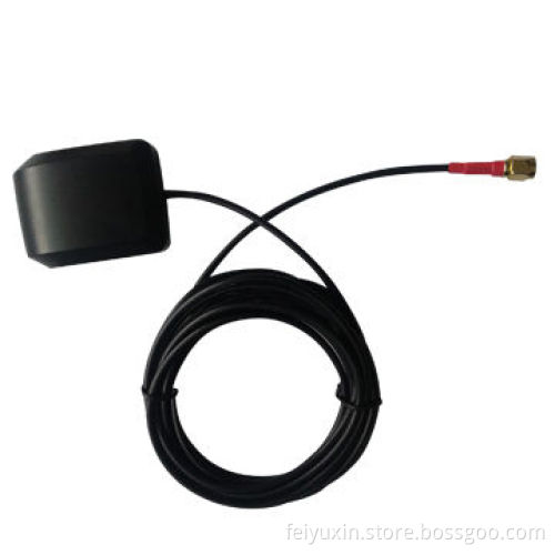 GPS/BDS Antenna with SMA Male, RG174 Cable, L=3meters